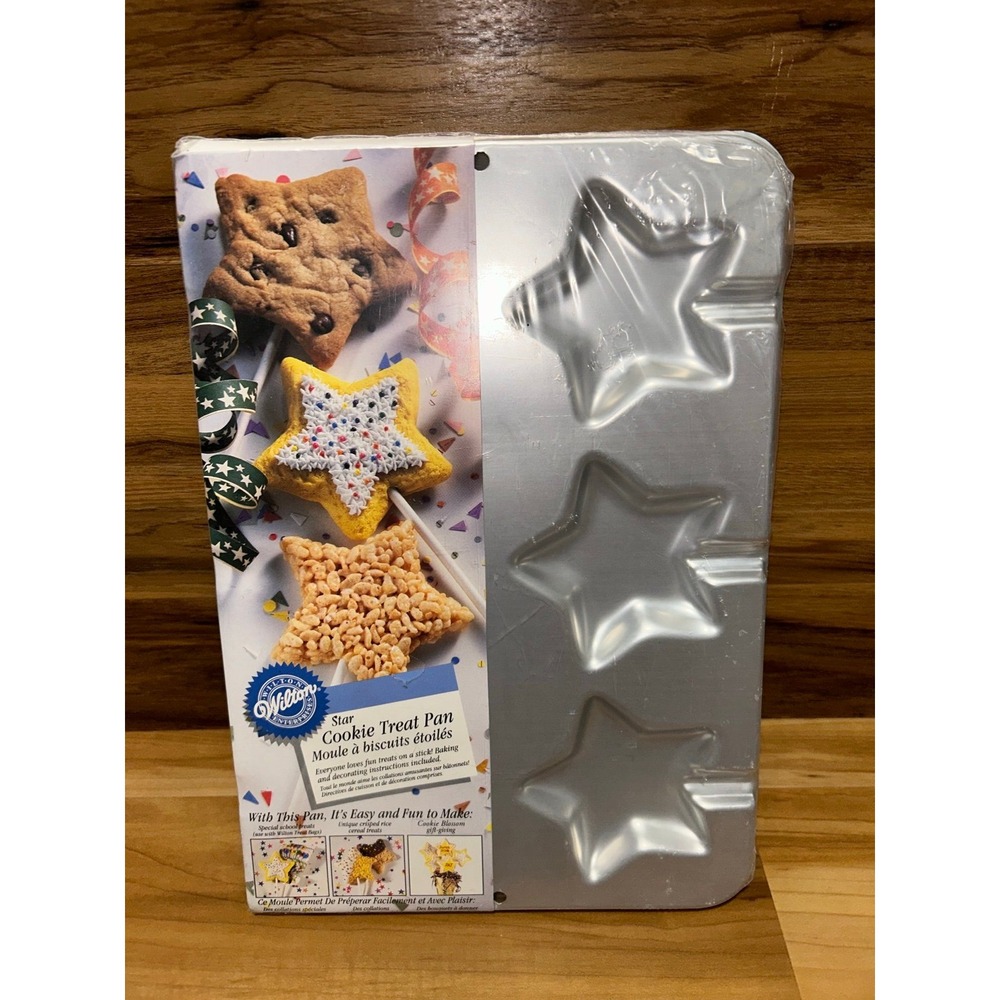 1998 Wilton Cookie Stick Star Pan, SEALED